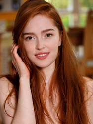 Stunning Redhead Jia Lissa Has Such A Sexy Aura, She Can't Help Making Your Heart Race With Her Gorgeous Smile