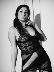 Karlee Grey Is Sultry In Black And White 02
