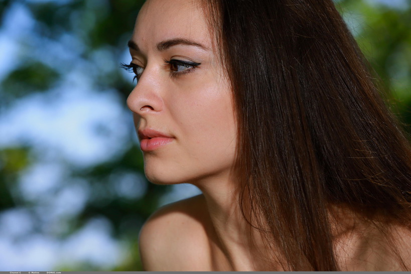 Chanel C Strips To Naked In The Nature 10