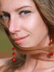 Sofiya With Red Sunshade 08