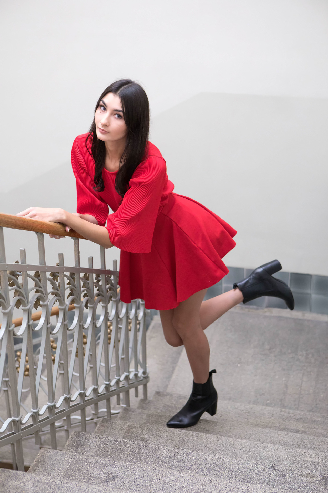 Hot Long Legged And Skinny Babe Bambi 01