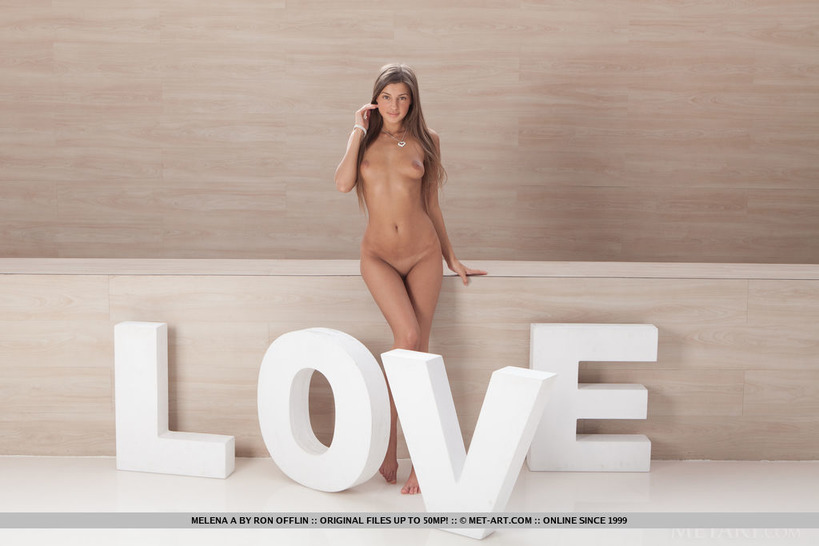 Sexy Teen Melena A Naked Posing 04