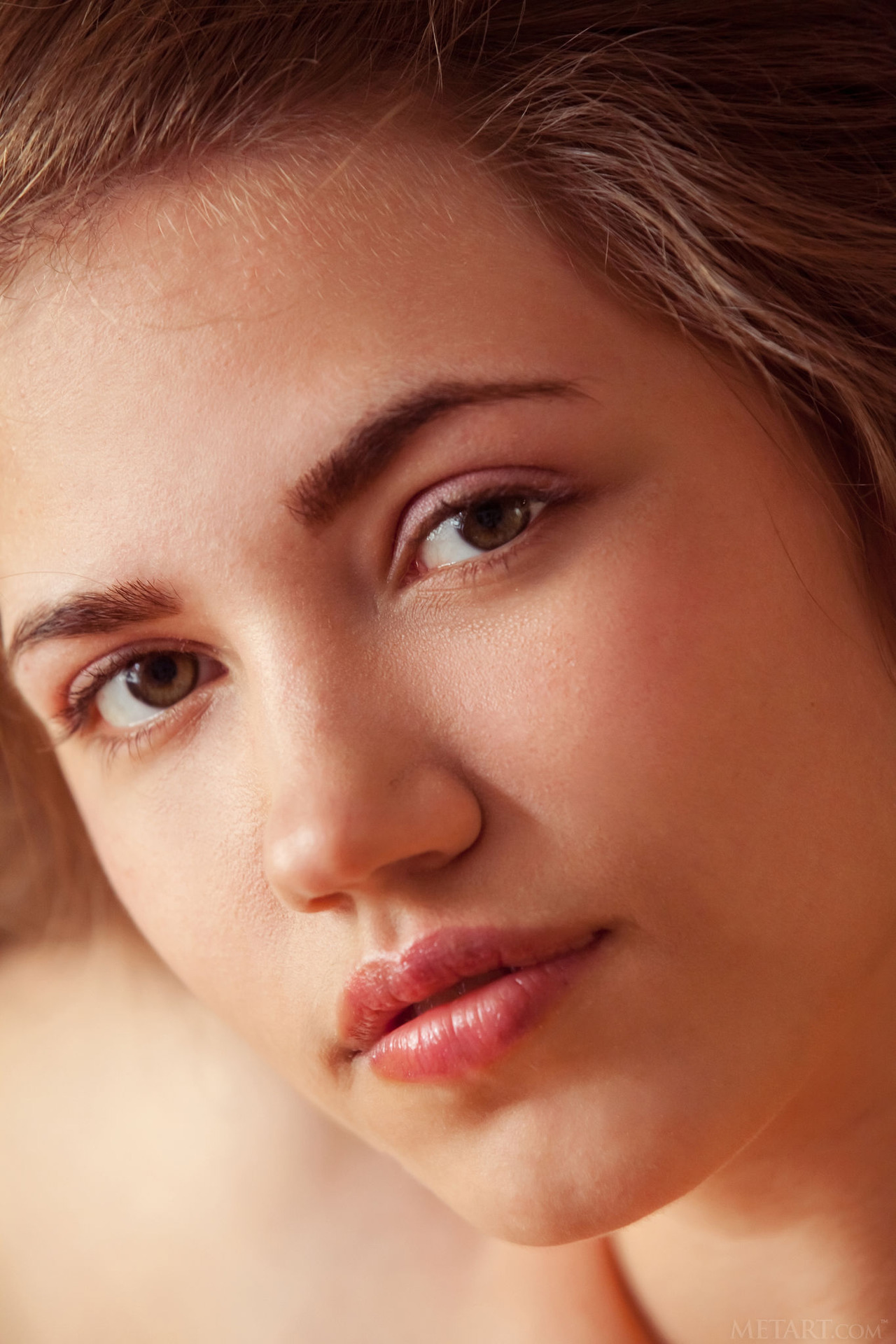 Cute brunette Jasmina enjoys her afternoon coffee and cake much more when she's naked 12