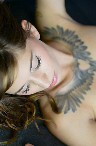 Beauty Tattooed Chick